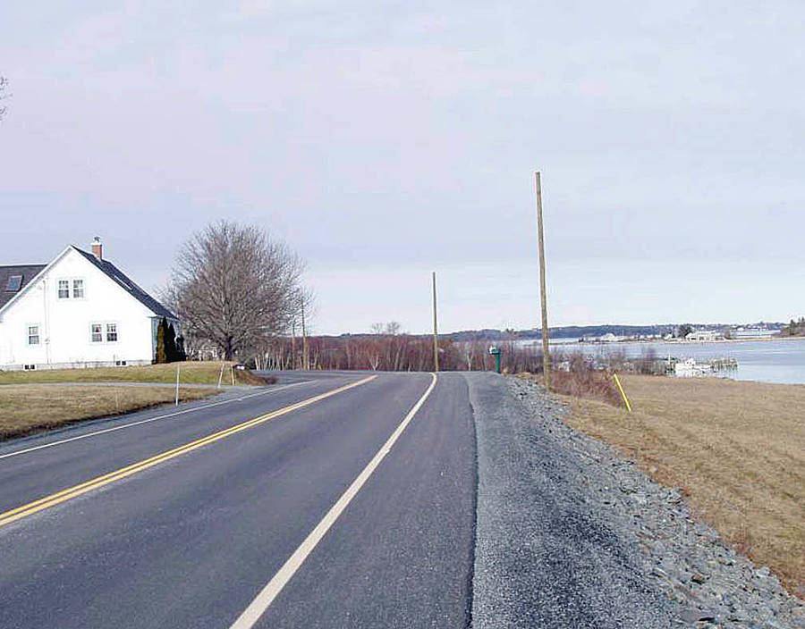 <p>MARION HOMER, PHOTO</p><p>A stretch of Highway 332 in Lunenburg County, where new power lines were installed.</p>