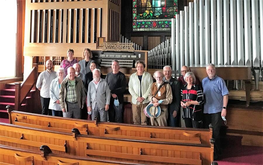 <p>CONTRIBUTED PHOTO</p><p>Members of the Royal Canadian College of Organists visited Varnus Hall in Brooklyn September 18.</p>