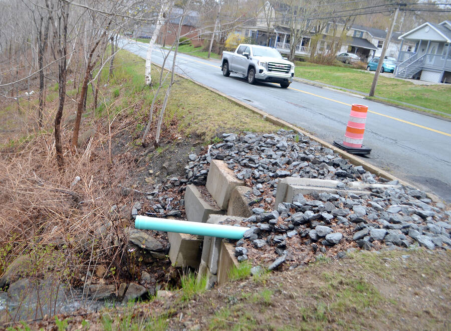 <p>KEITH CORCORAN, PHOTO</p><p>The culvert here, along the north end of King Street, is being replaced this summer.</p>