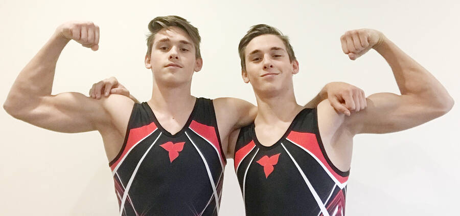 <p>CONTRIBUTED PHOTO</p><p>Gymnasts Carter and Riley Brick will represent the province at next month&#8217;s Canada Games in Prince Edward Island.</p>