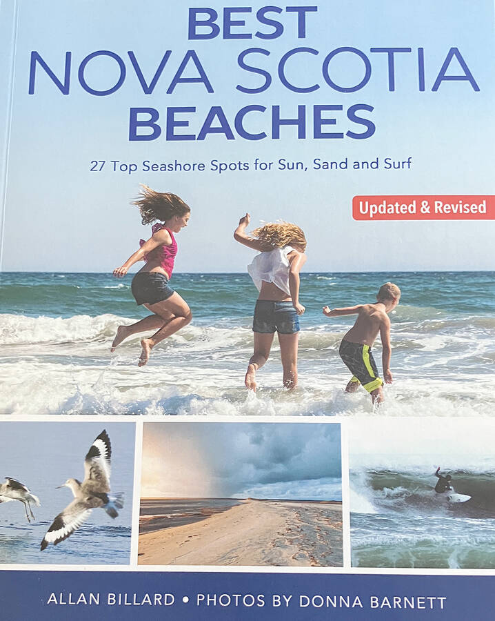 <p>An image of the cover of Allan Billard&#8217;s Best Nova Scotia Beaches book.</p>