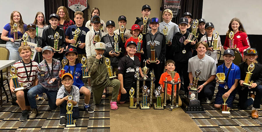 <p>Kevin McBain PHOTO</p><p>A celebration of excellence! Shown here are award recipients from the Bridgewater Bulldogs&#8217; year-end ceremonies held Sept. 23 at the Best Western Hotel in Cookville.</p>